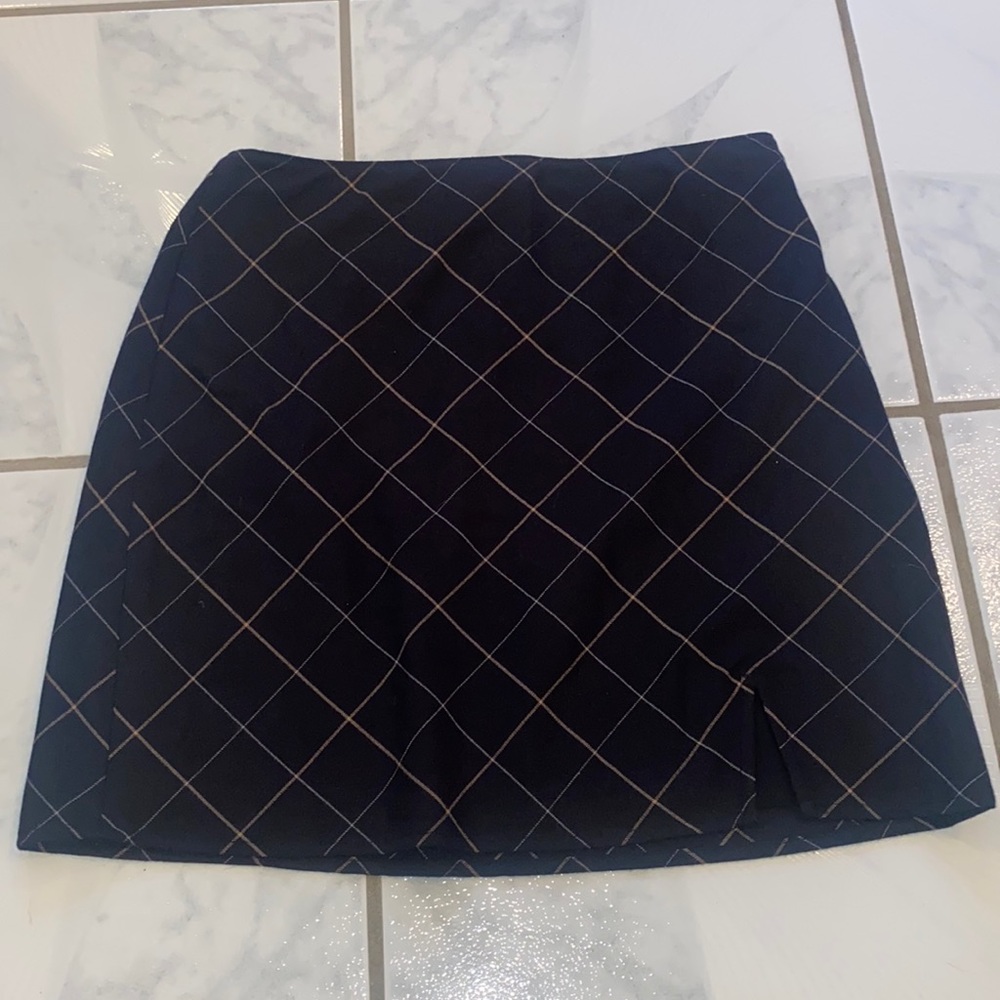 Plaid Mini Skirt